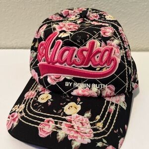 Alaska By Robin Ruth Strapback Baseball Cap Multi One Size Embroidered Floral